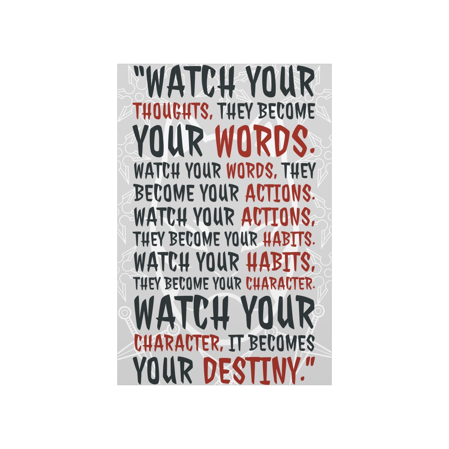 Words of Wisdom Premium Matte Poster