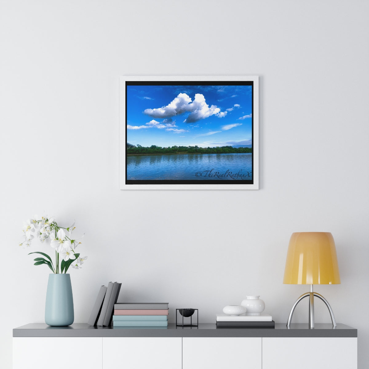 Lonely Cloud Premium Framed Horizontal Poster