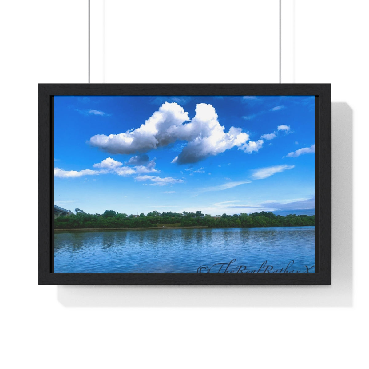 Lonely Cloud Premium Framed Horizontal Poster