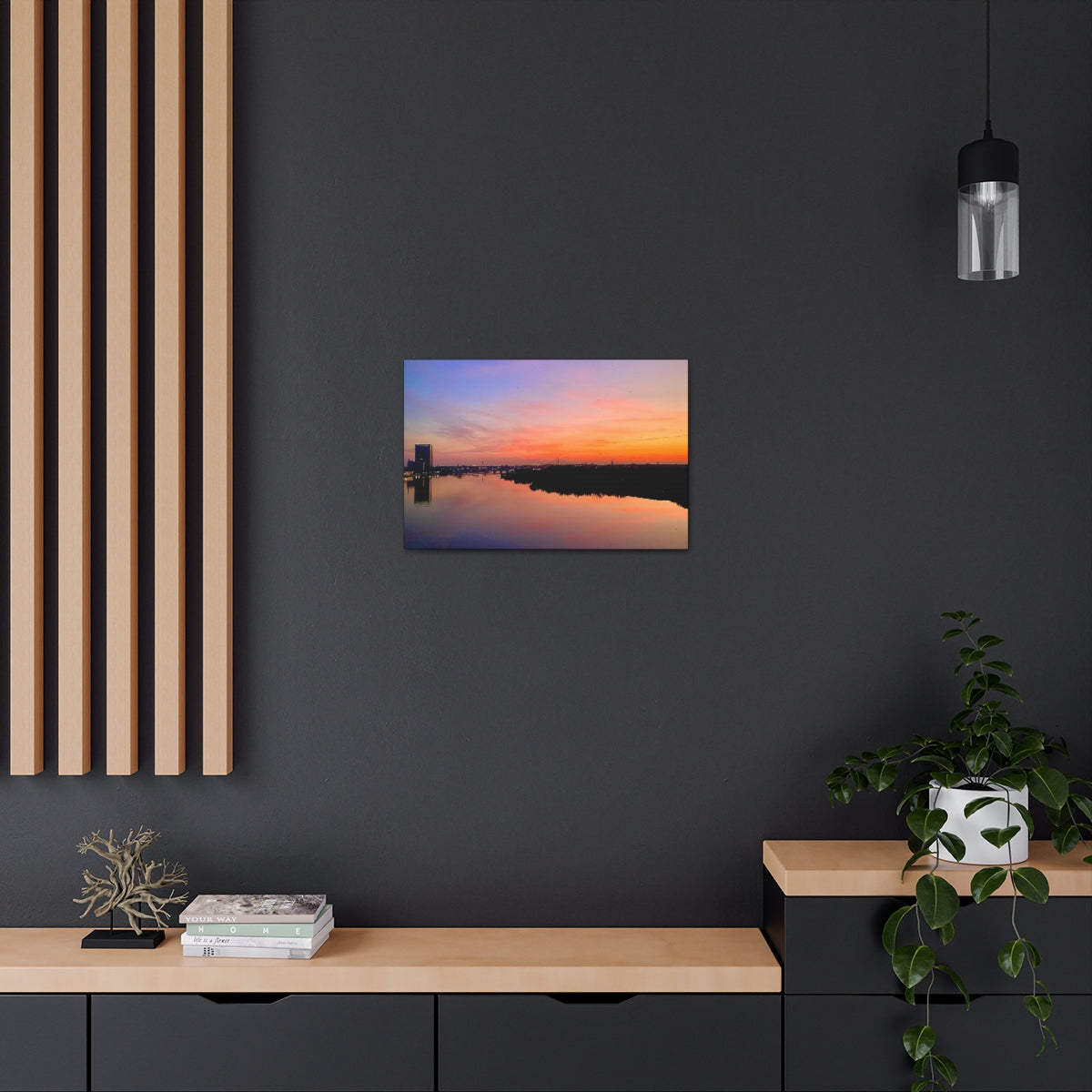 Glass City Sunset Canvas Gallery Wraps (9 Options)