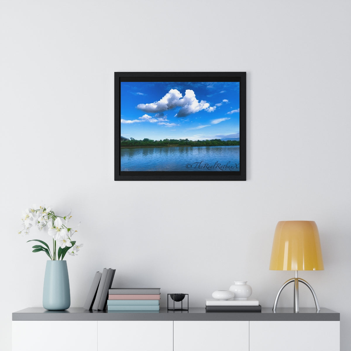 Lonely Cloud Premium Framed Horizontal Poster
