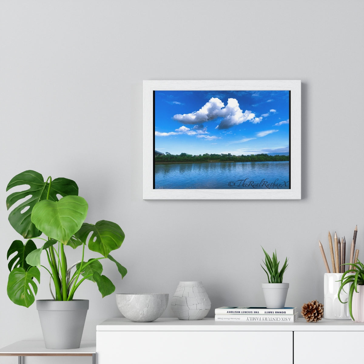 Lonely Cloud Premium Framed Horizontal Poster