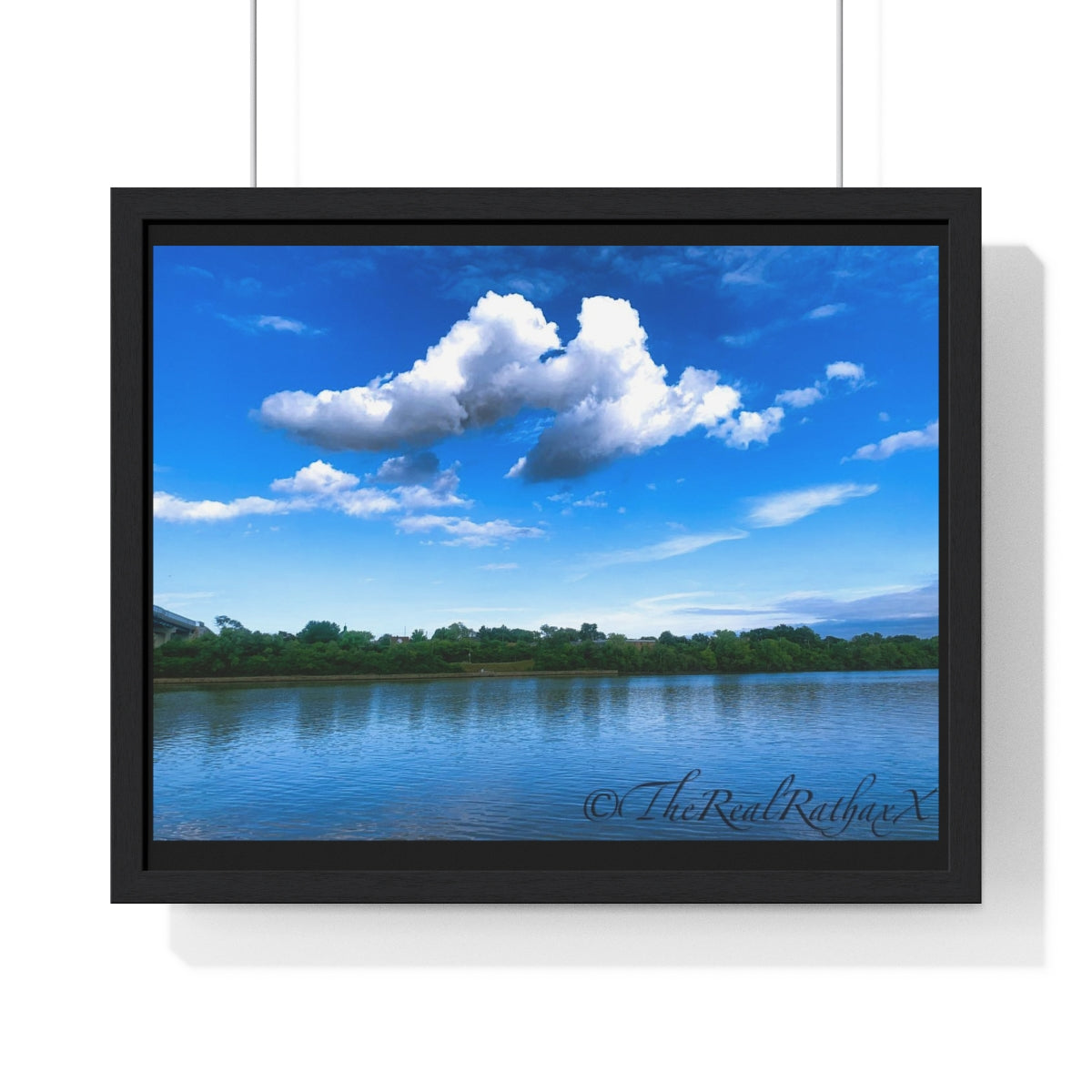 Lonely Cloud Premium Framed Horizontal Poster