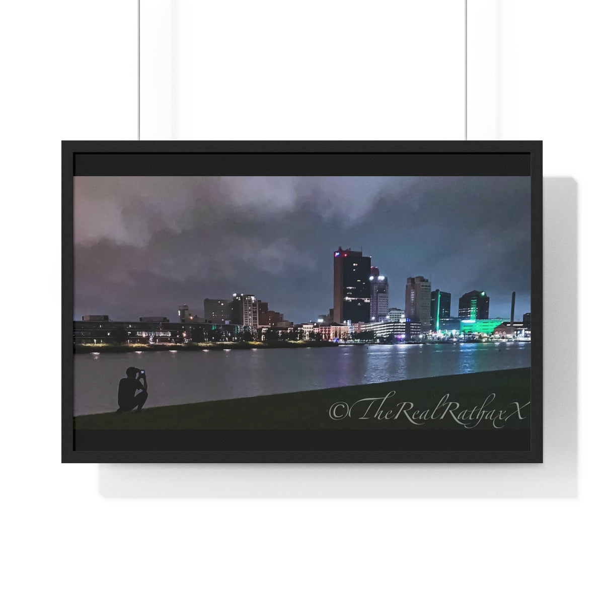 Glass City Framed Horizontal Poster