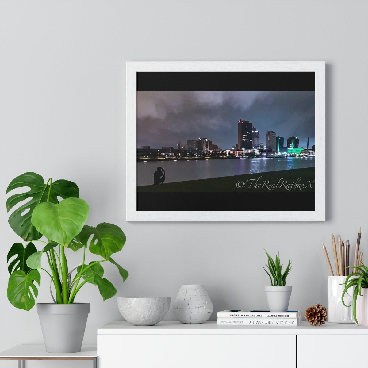 Glass City Framed Horizontal Poster