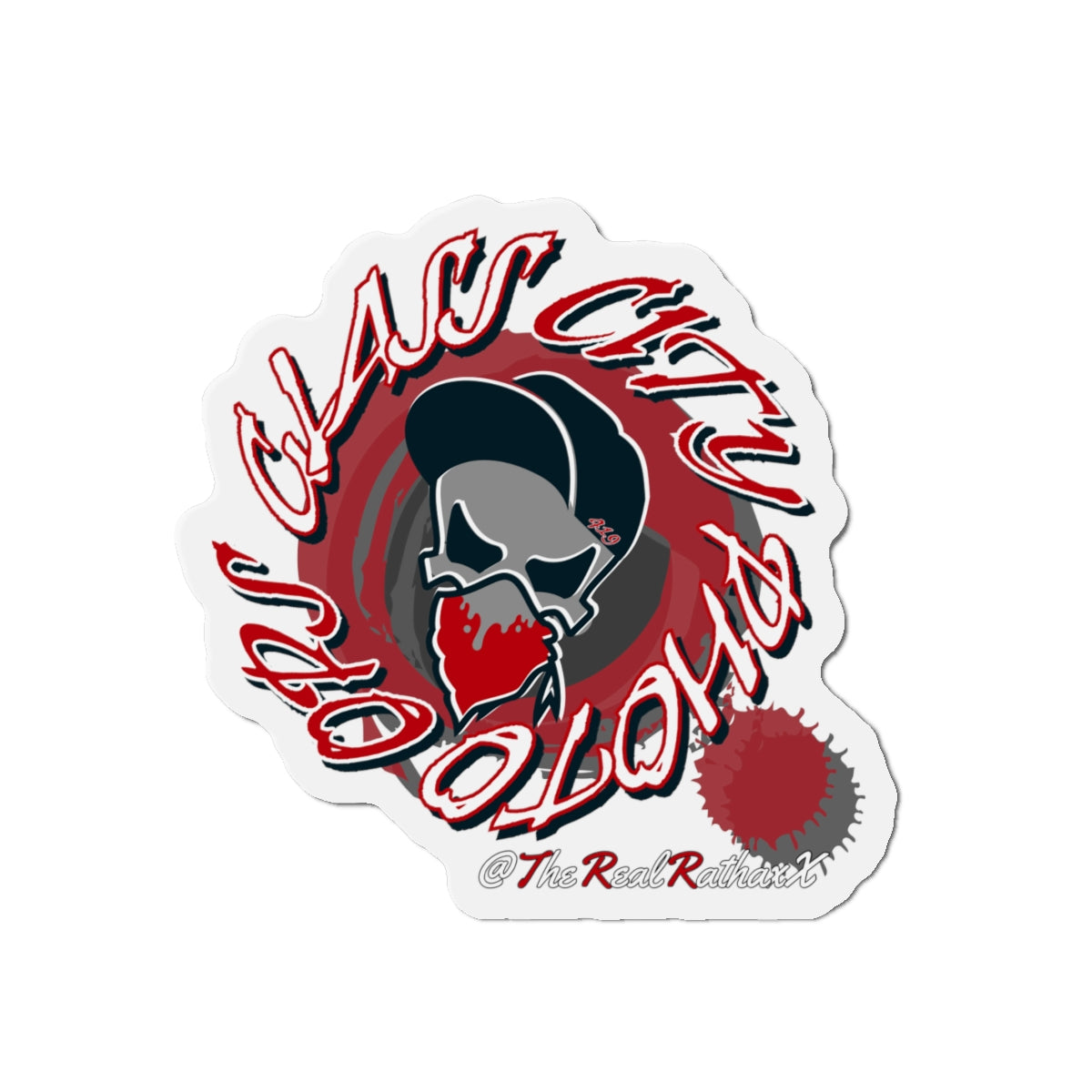 Glass City Photo Ops Logo Kiss-Cut Magnets