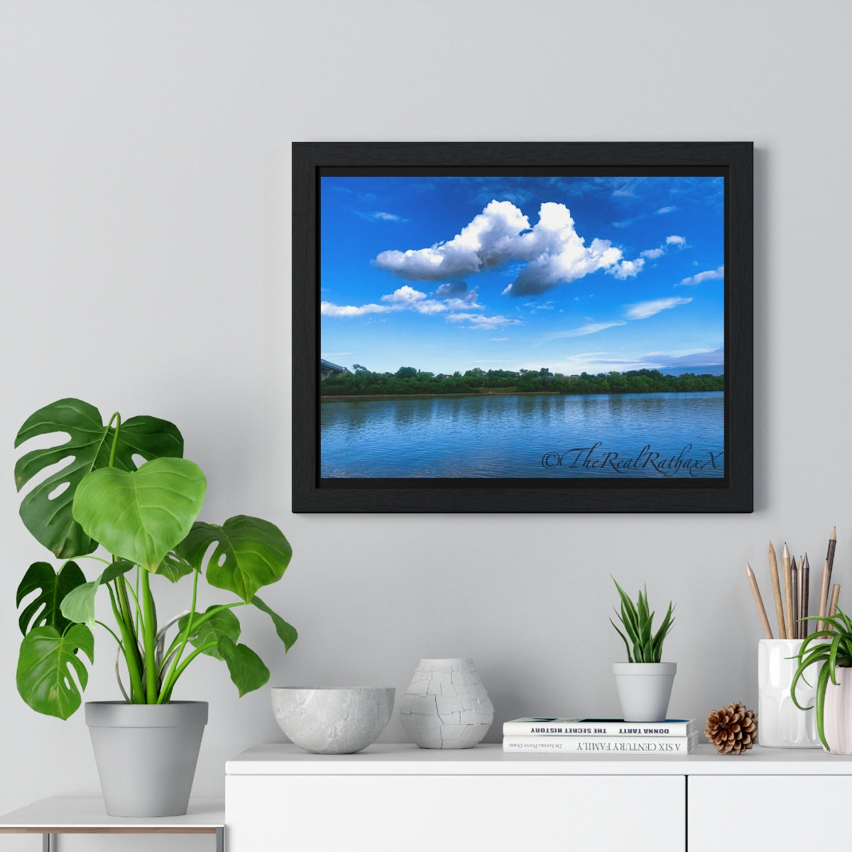 Lonely Cloud Premium Framed Horizontal Poster