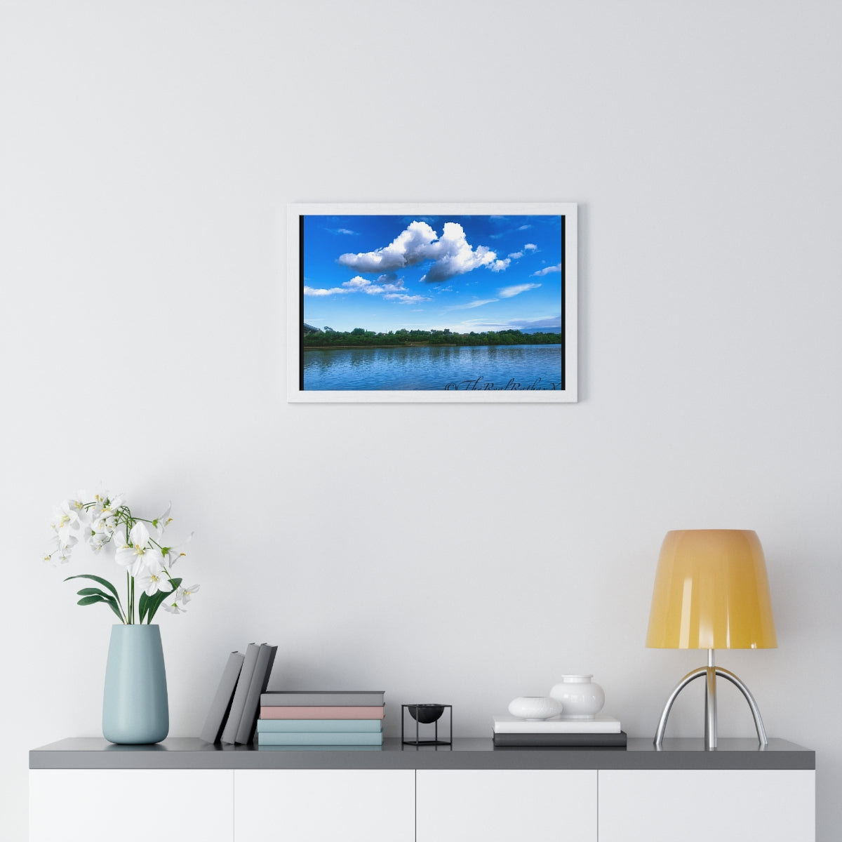 Lonely Cloud Premium Framed Horizontal Poster