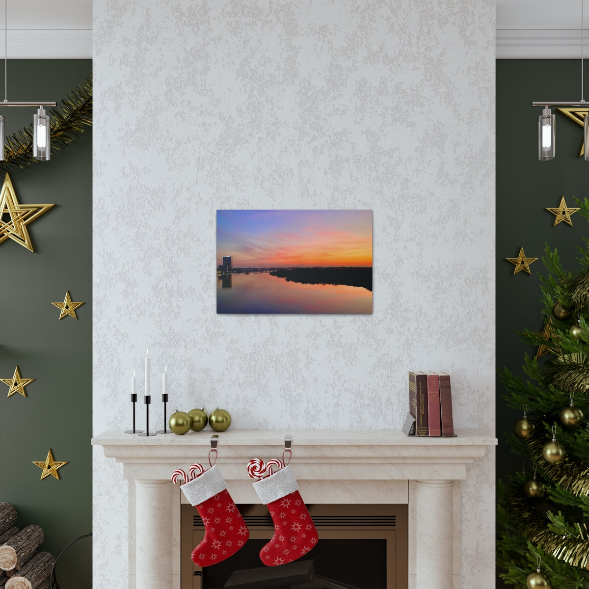 Glass City Sunset Canvas Gallery Wraps (9 Options)