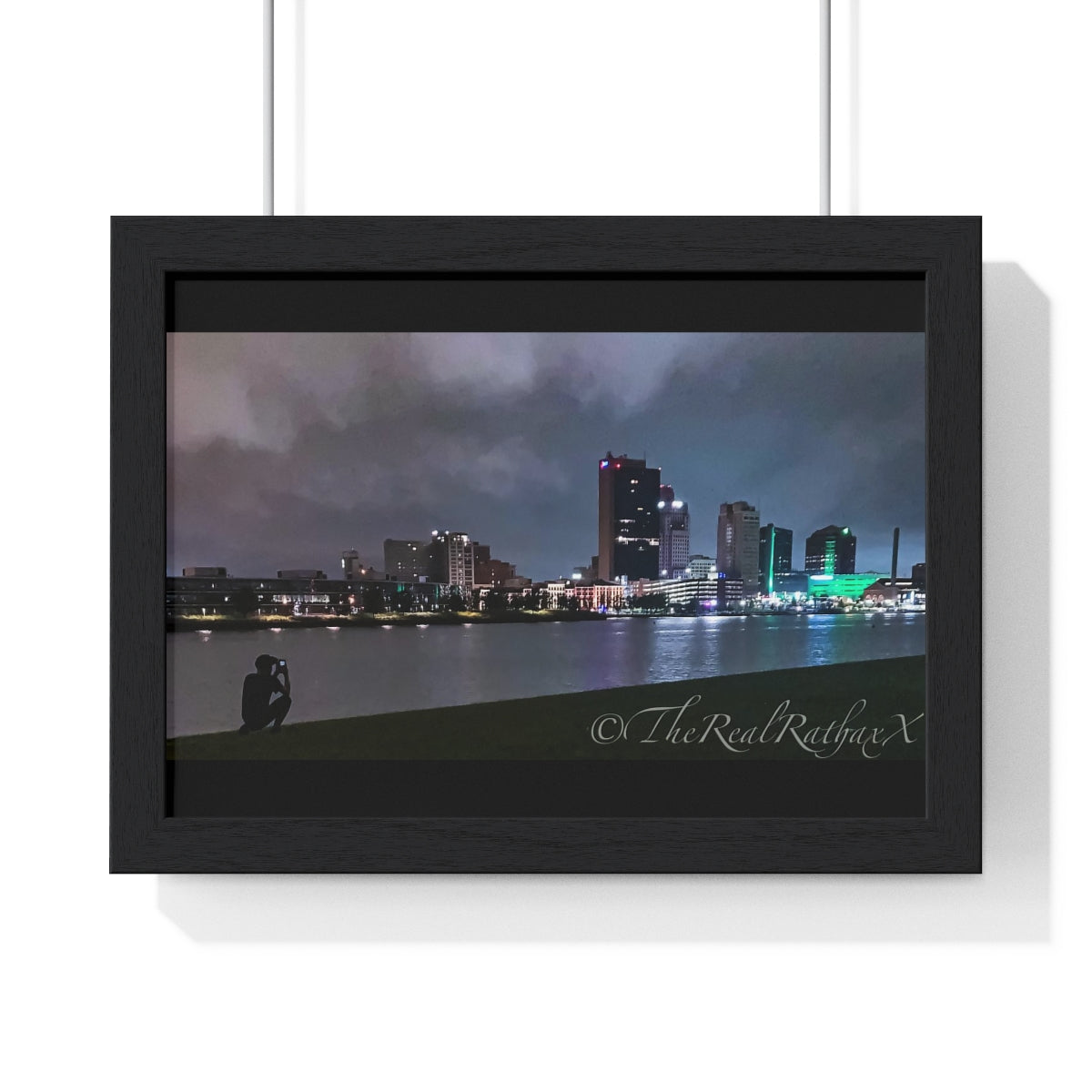 Glass City Framed Horizontal Poster