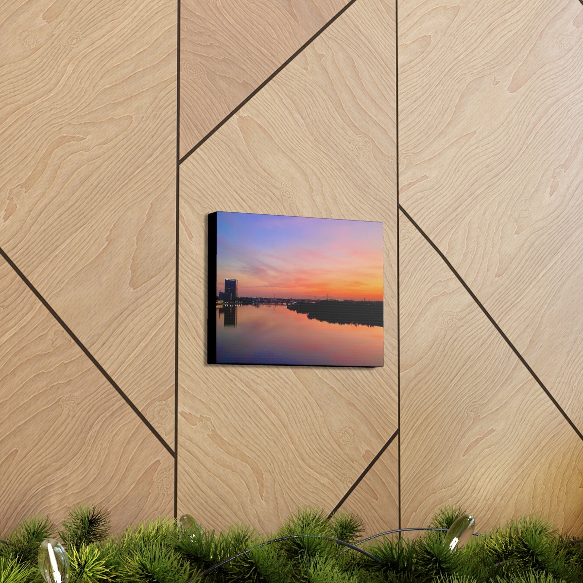 Glass City Sunset Canvas Gallery Wraps (9 Options)