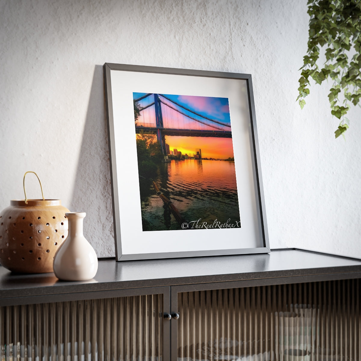 High Level Bridge Framed Posters, Matte