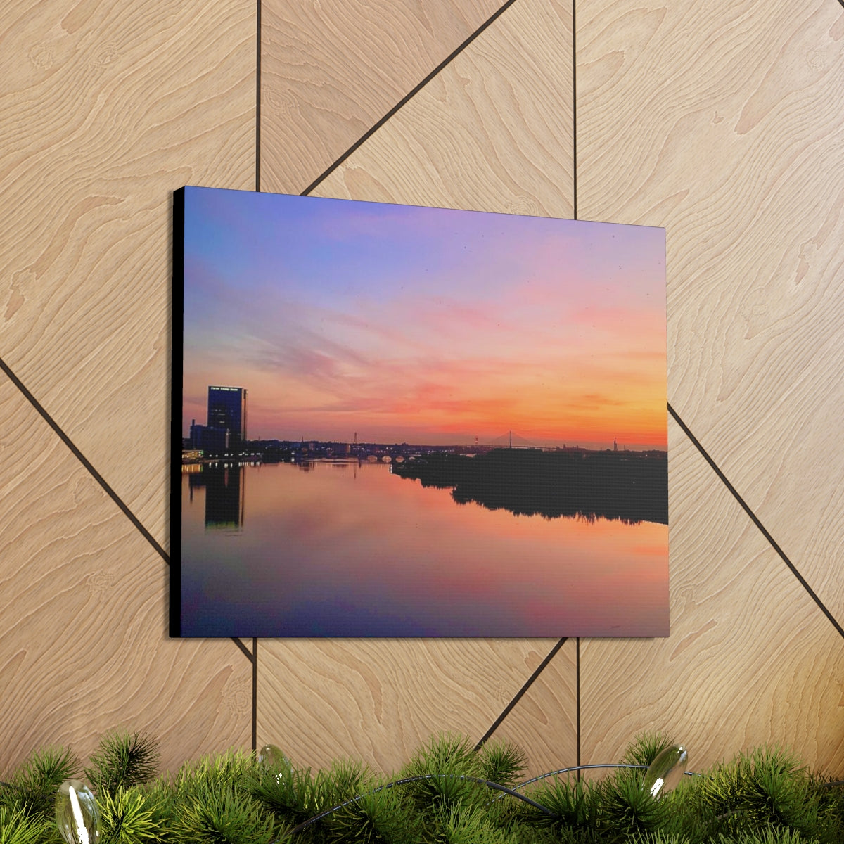 Glass City Sunset Canvas Gallery Wraps (9 Options)