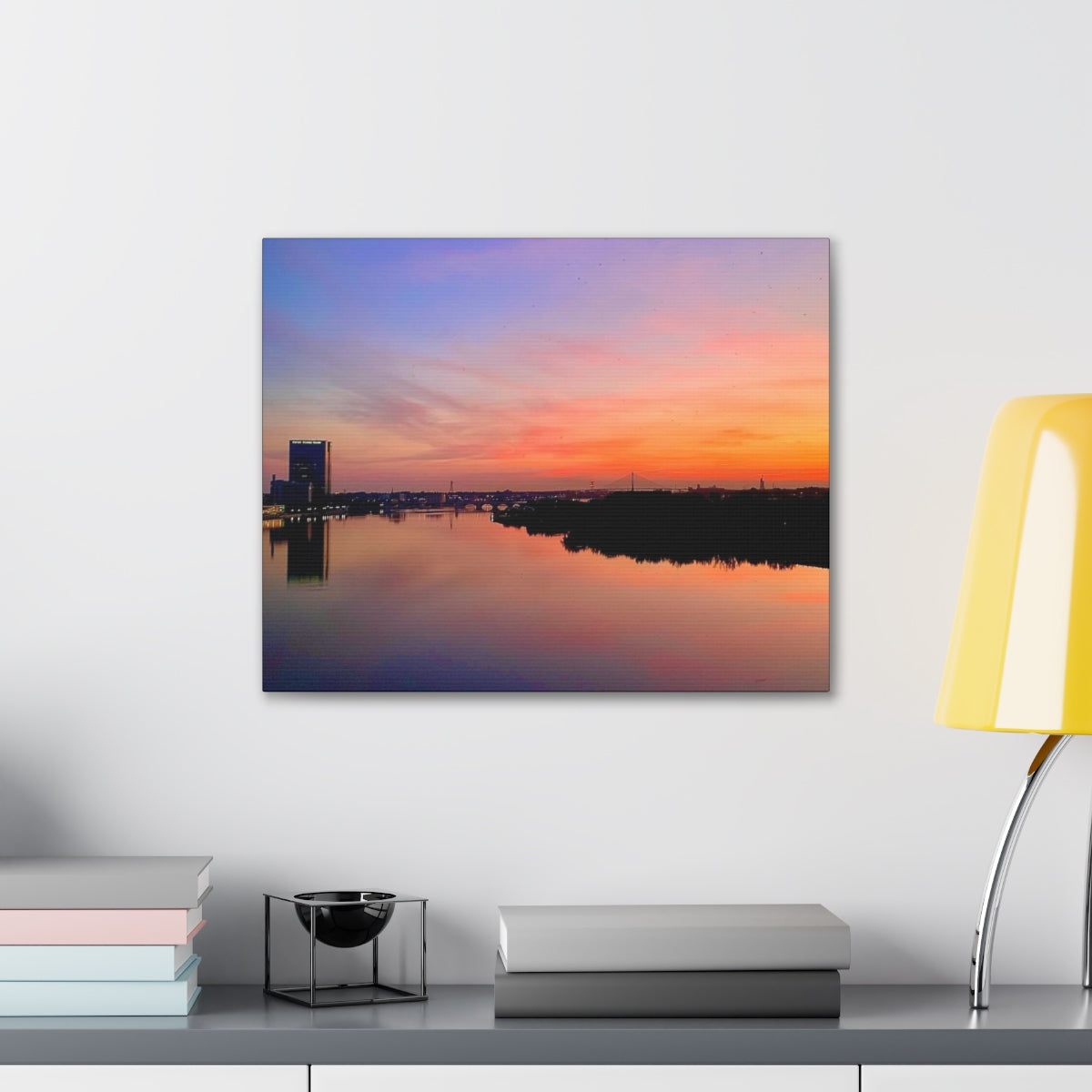 Glass City Sunset Canvas Gallery Wraps (9 Options)