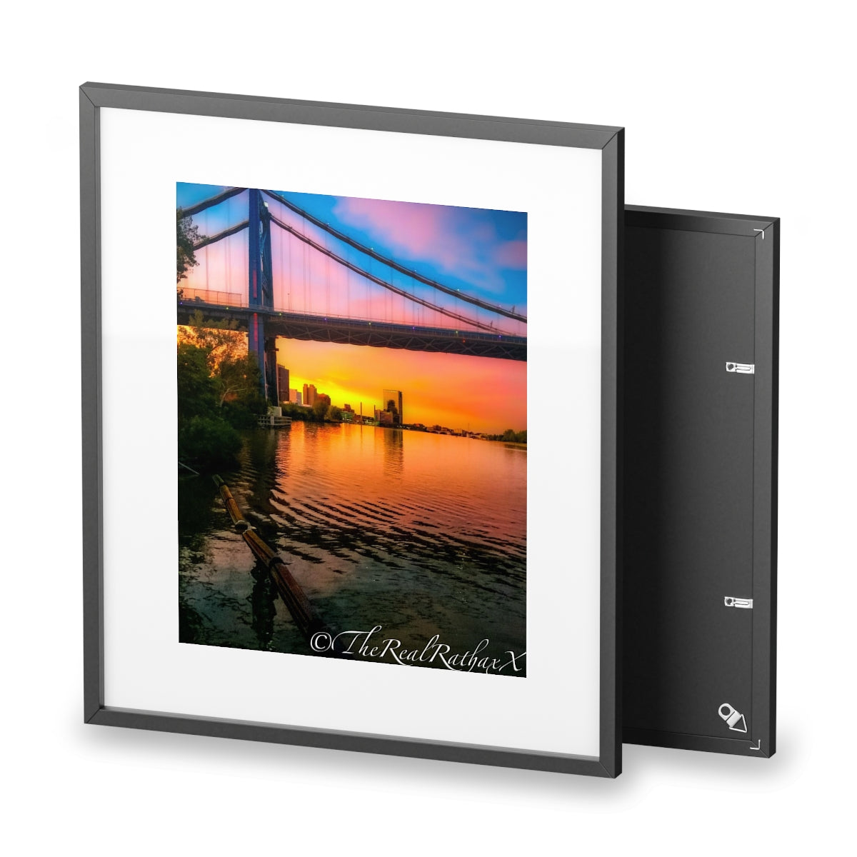 High Level Bridge Framed Posters, Matte
