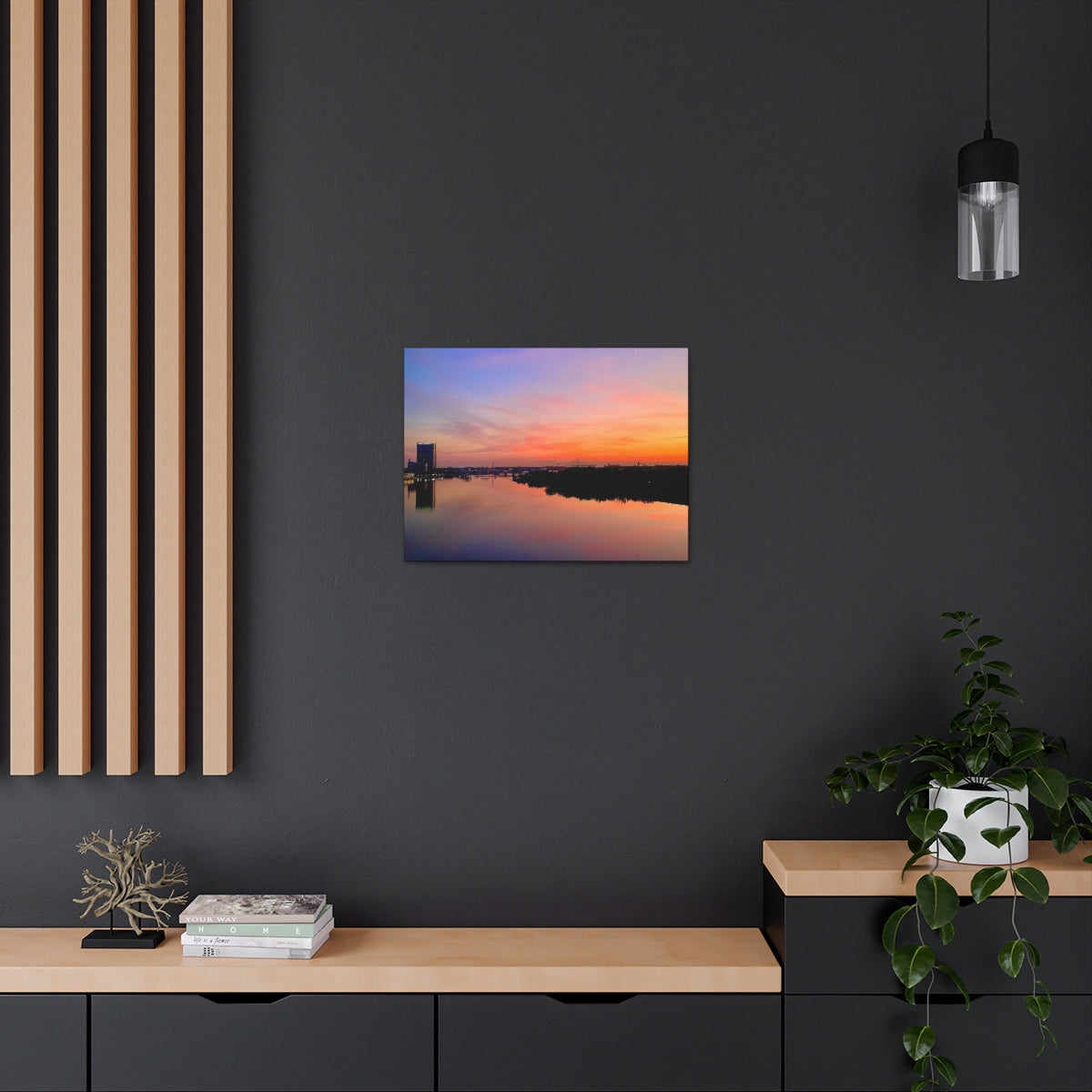 Glass City Sunset Canvas Gallery Wraps (9 Options)