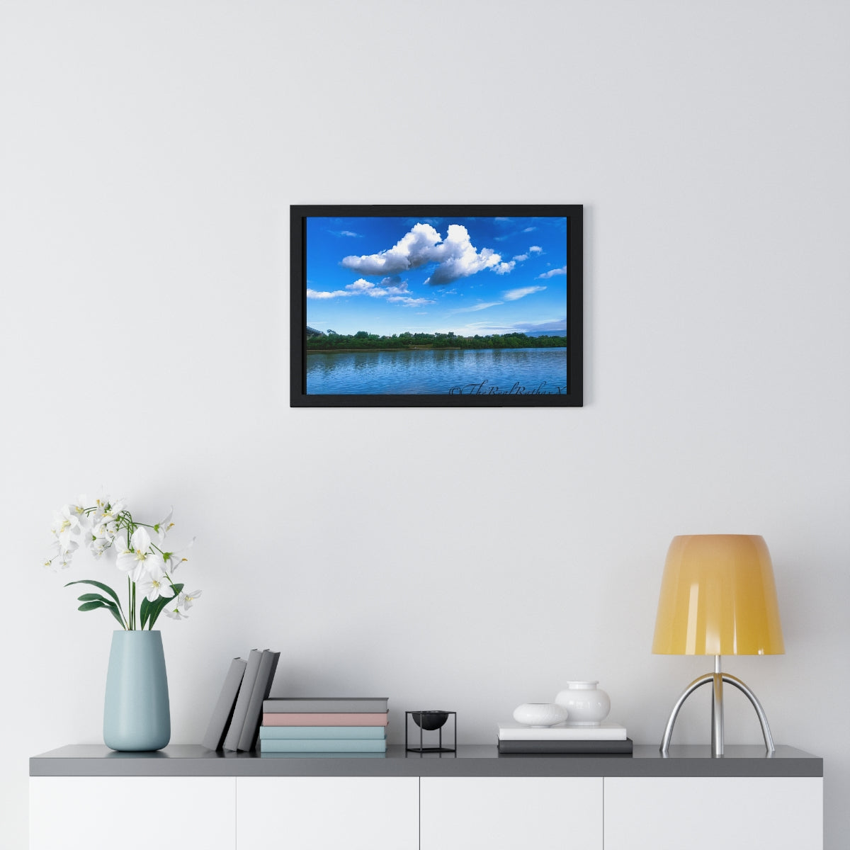 Lonely Cloud Premium Framed Horizontal Poster