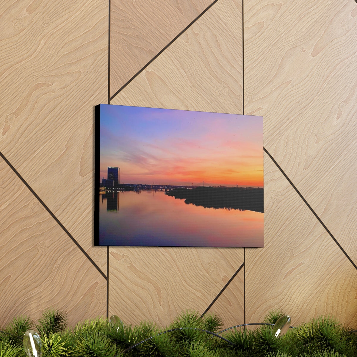 Glass City Sunset Canvas Gallery Wraps (9 Options)
