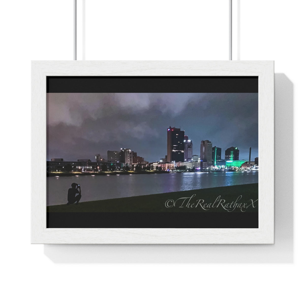 Glass City Framed Horizontal Poster
