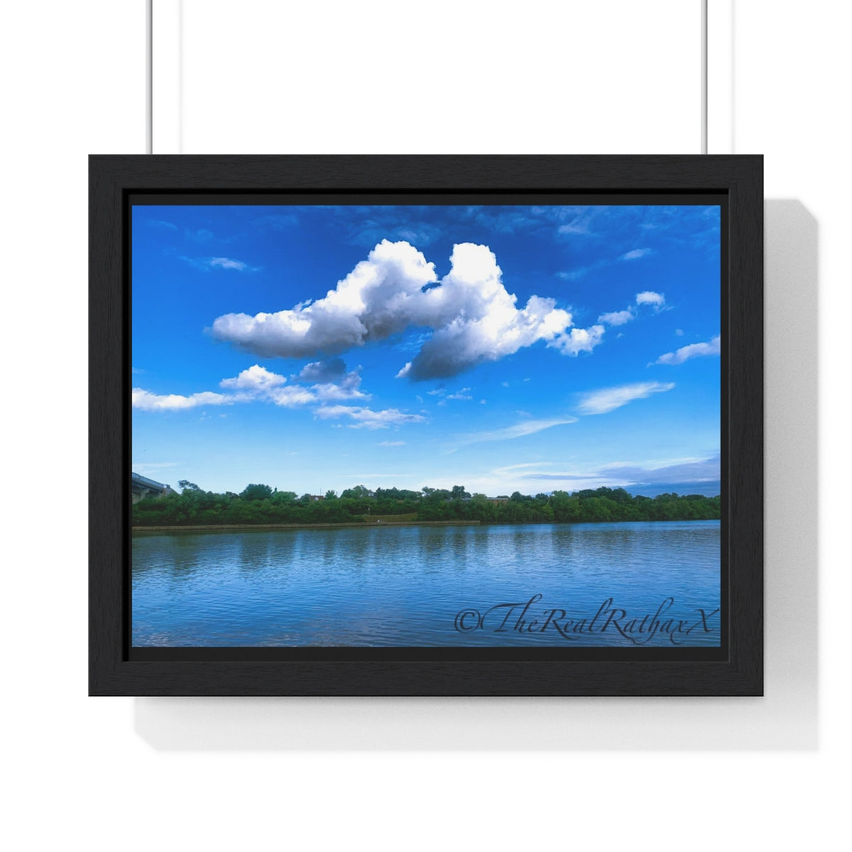 Lonely Cloud Premium Framed Horizontal Poster