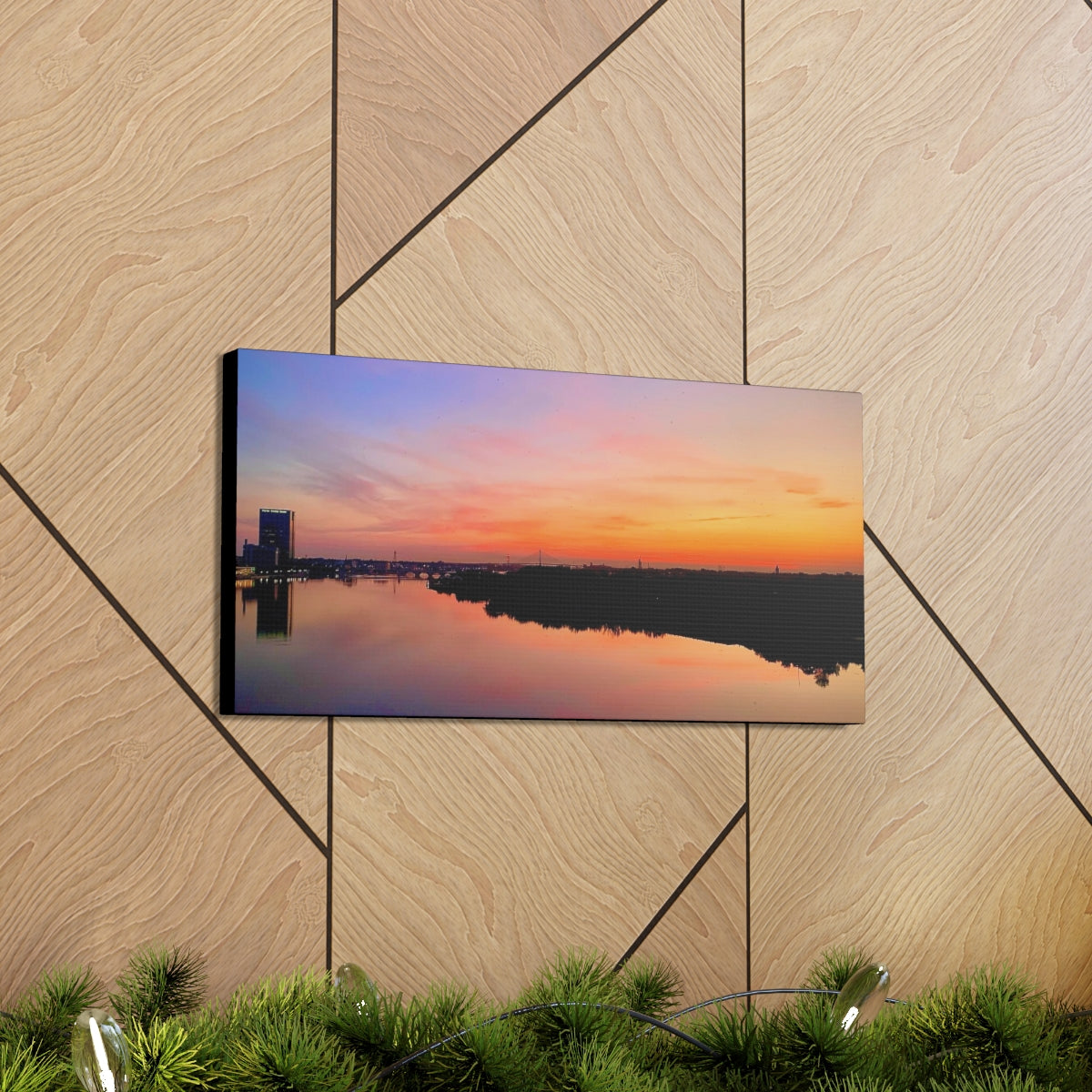 Glass City Sunset Canvas Gallery Wraps (9 Options)