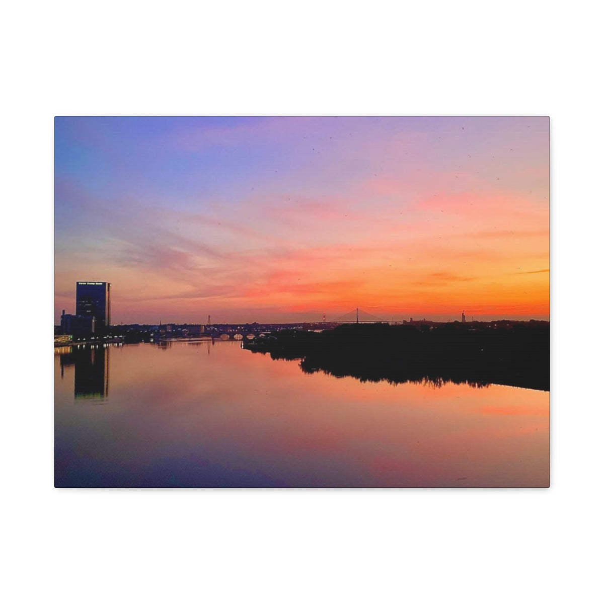 Glass City Sunset Canvas Gallery Wraps (9 Options)