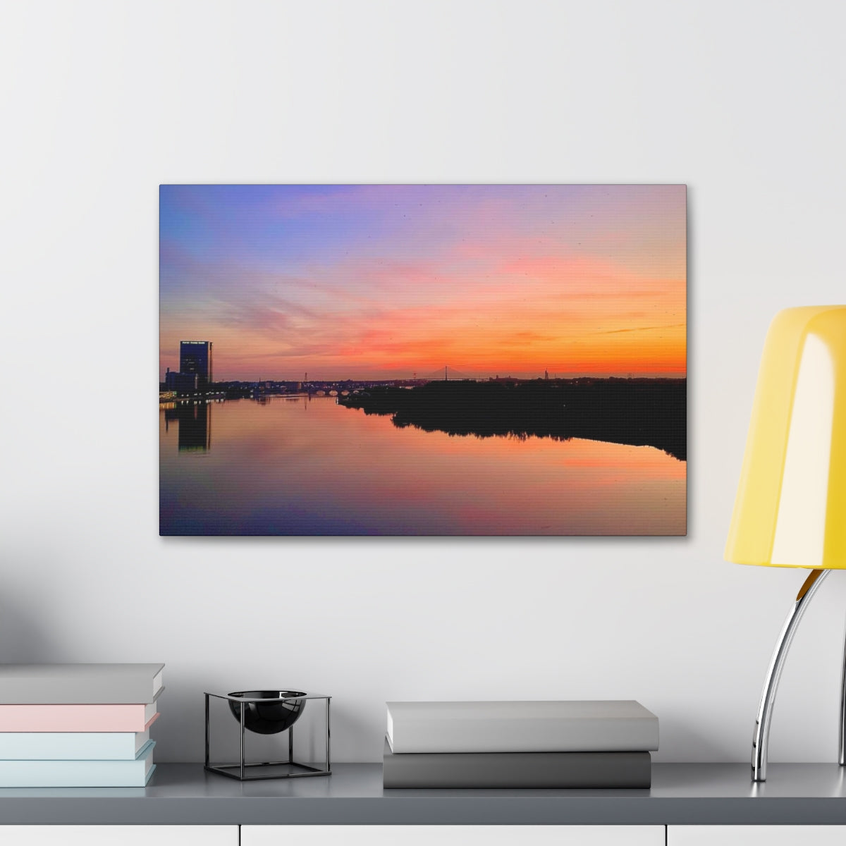 Glass City Sunset Canvas Gallery Wraps (9 Options)