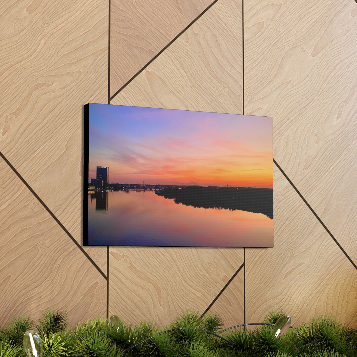 Glass City Sunset Canvas Gallery Wraps (9 Options)