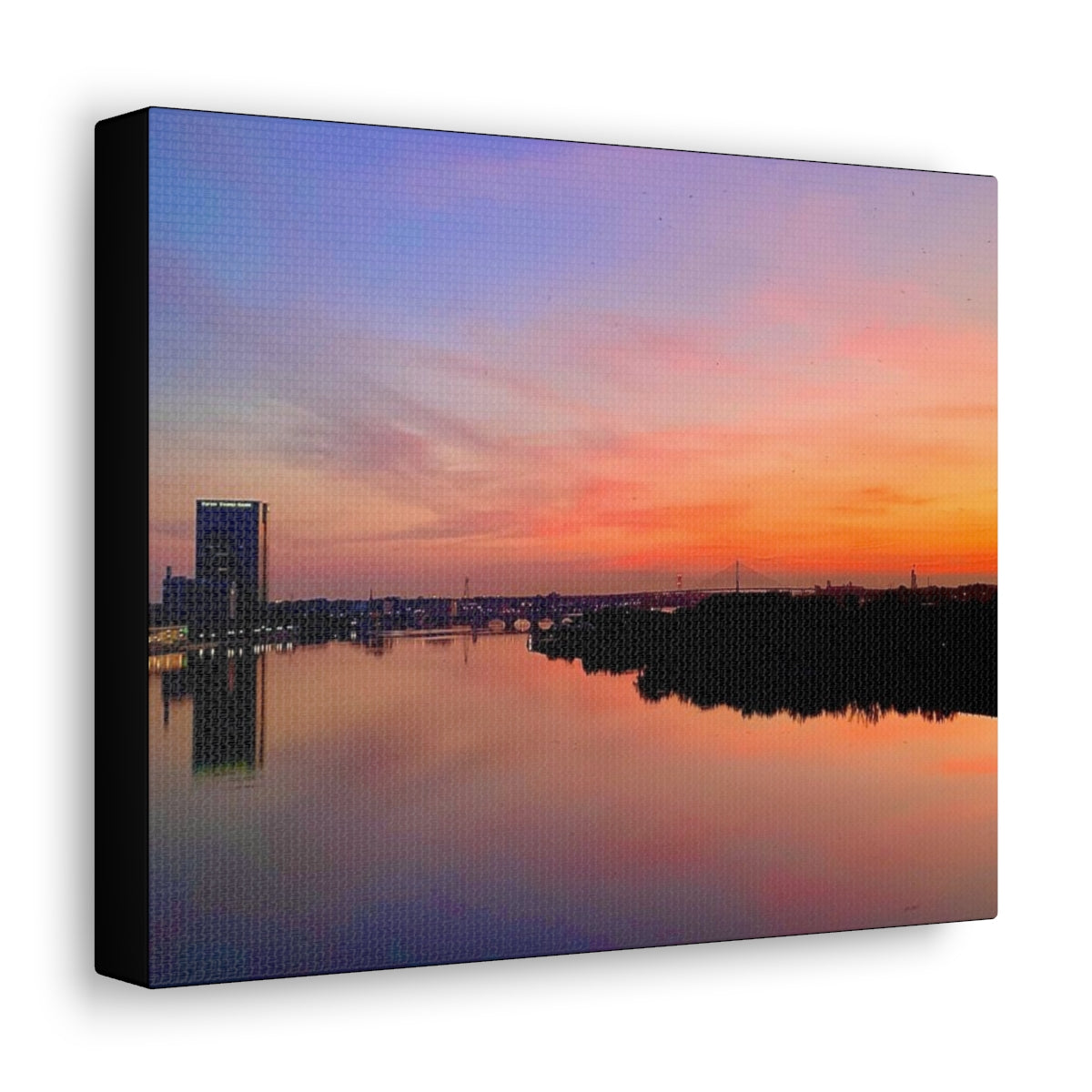 Glass City Sunset Canvas Gallery Wraps (9 Options)