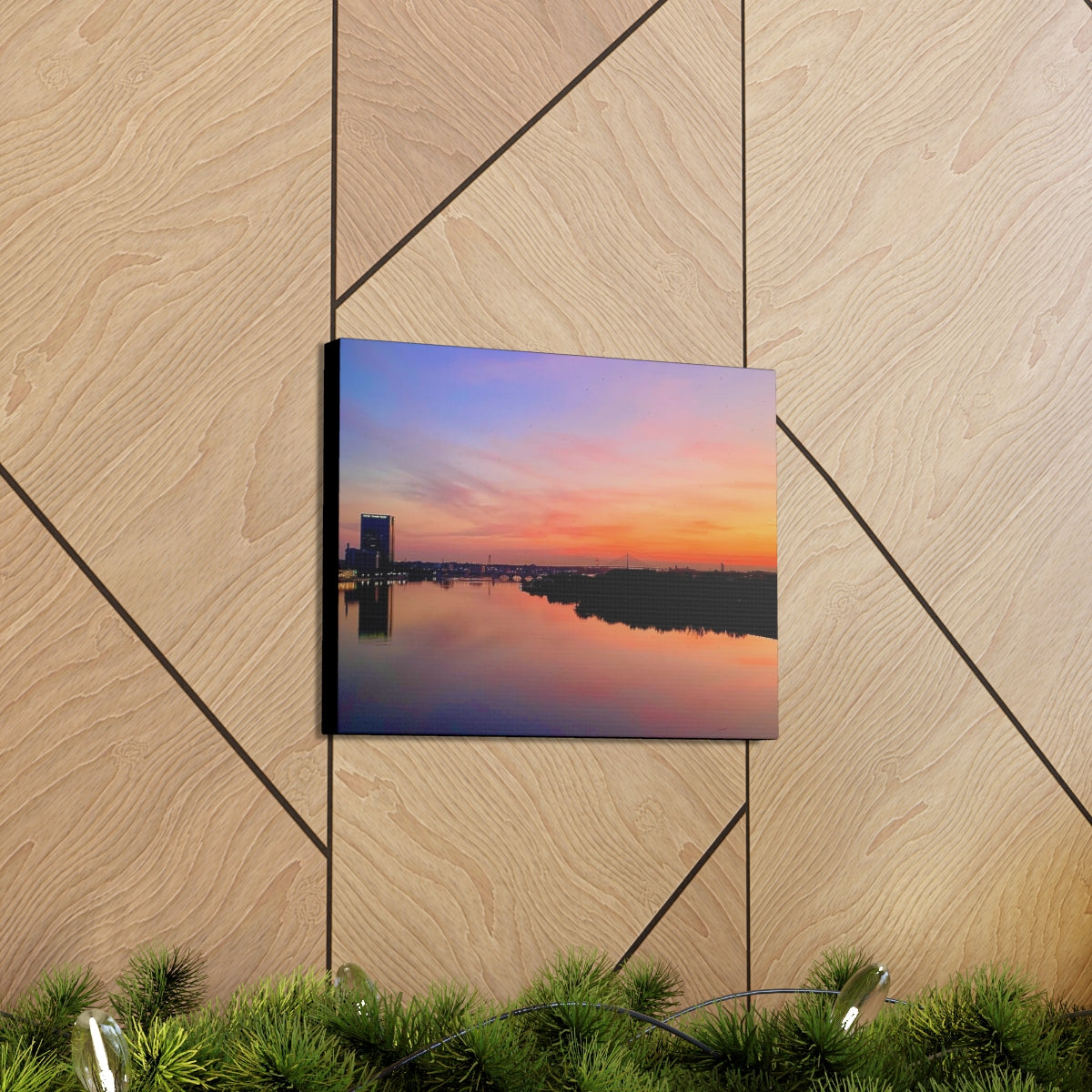 Glass City Sunset Canvas Gallery Wraps (9 Options)
