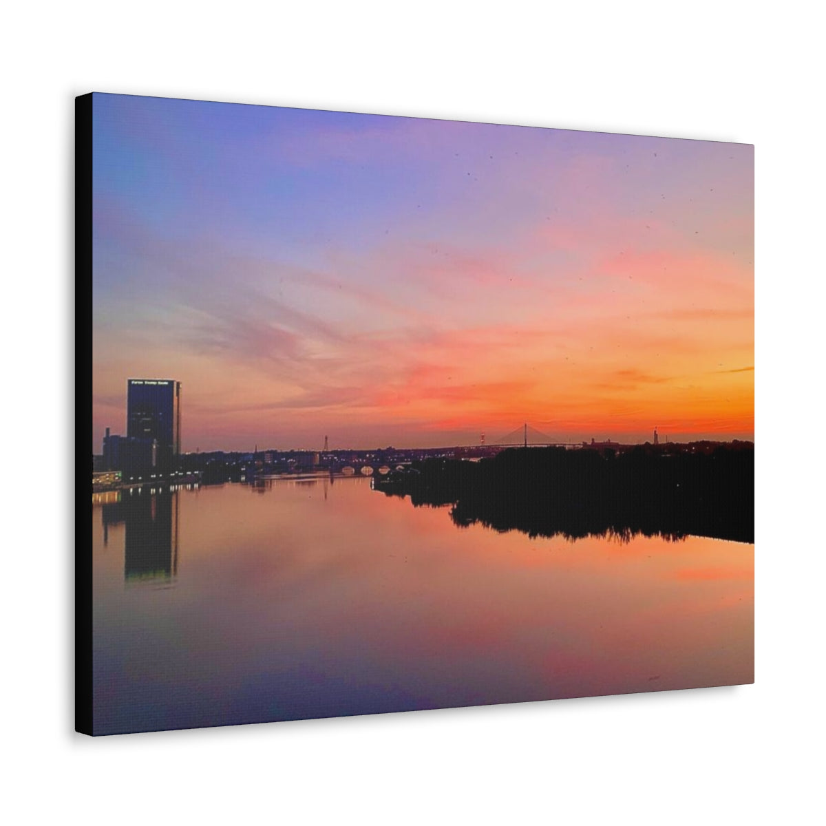 Glass City Sunset Canvas Gallery Wraps (9 Options)