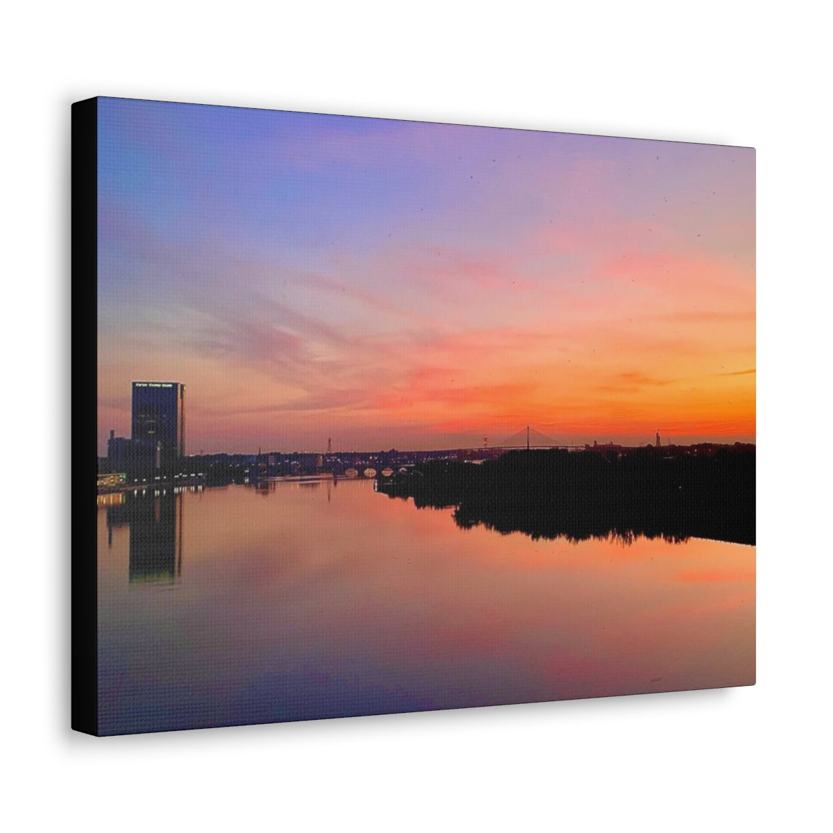 Glass City Sunset Canvas Gallery Wraps (9 Options)