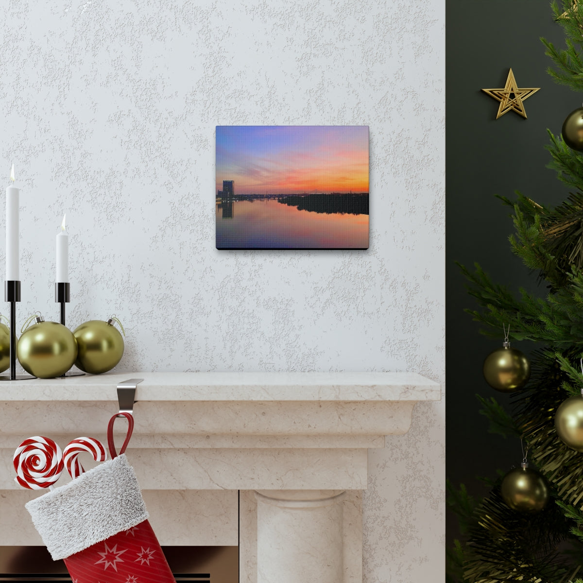 Glass City Sunset Canvas Gallery Wraps (9 Options)