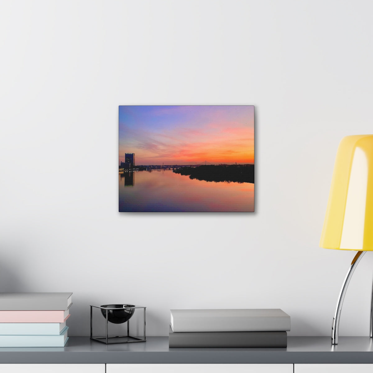 Glass City Sunset Canvas Gallery Wraps (9 Options)