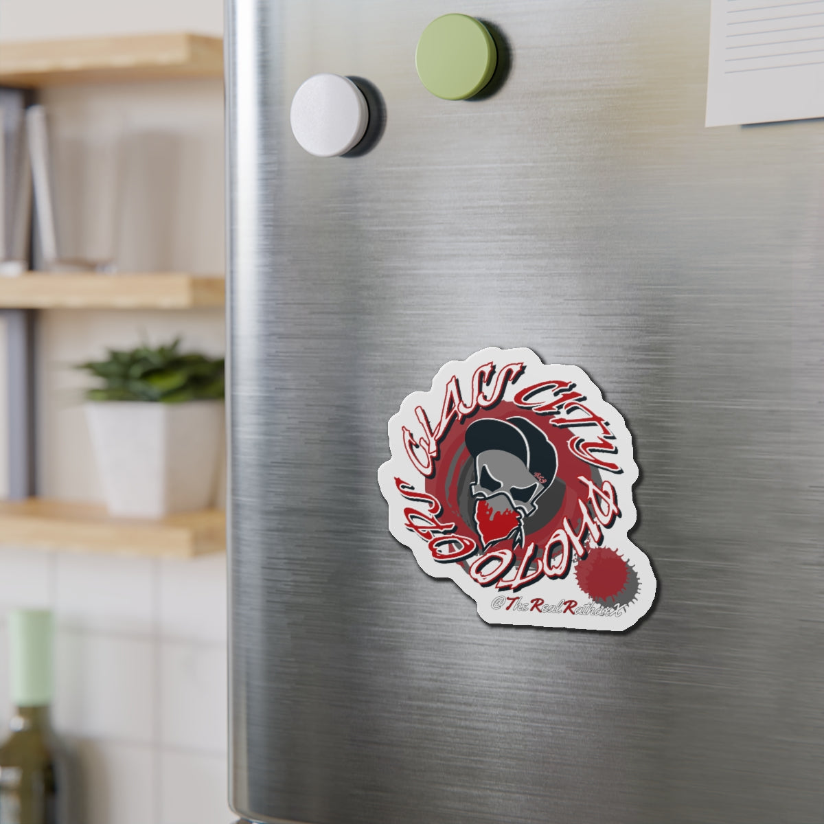 Glass City Photo Ops Logo Kiss-Cut Magnets