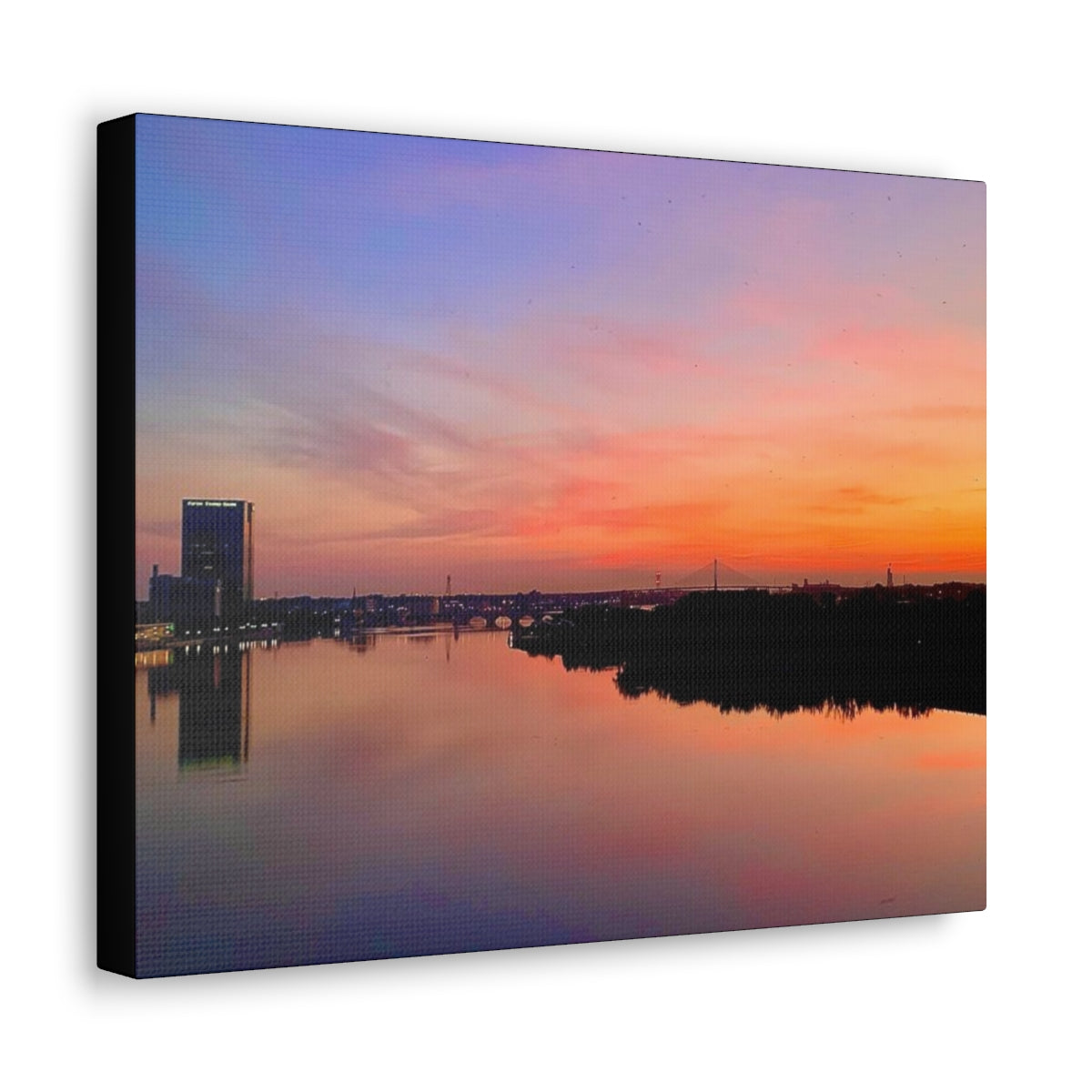 Glass City Sunset Canvas Gallery Wraps (9 Options)