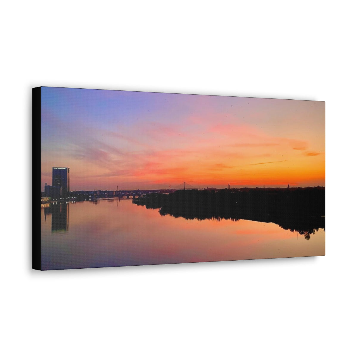 Glass City Sunset Canvas Gallery Wraps (9 Options)
