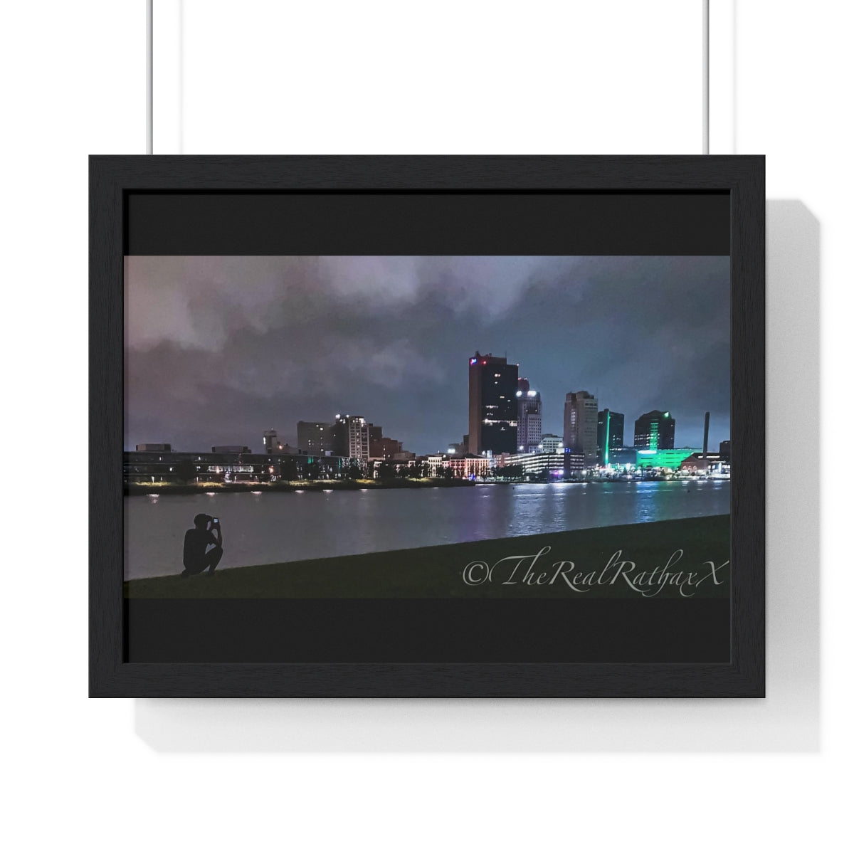 Glass City Framed Horizontal Poster
