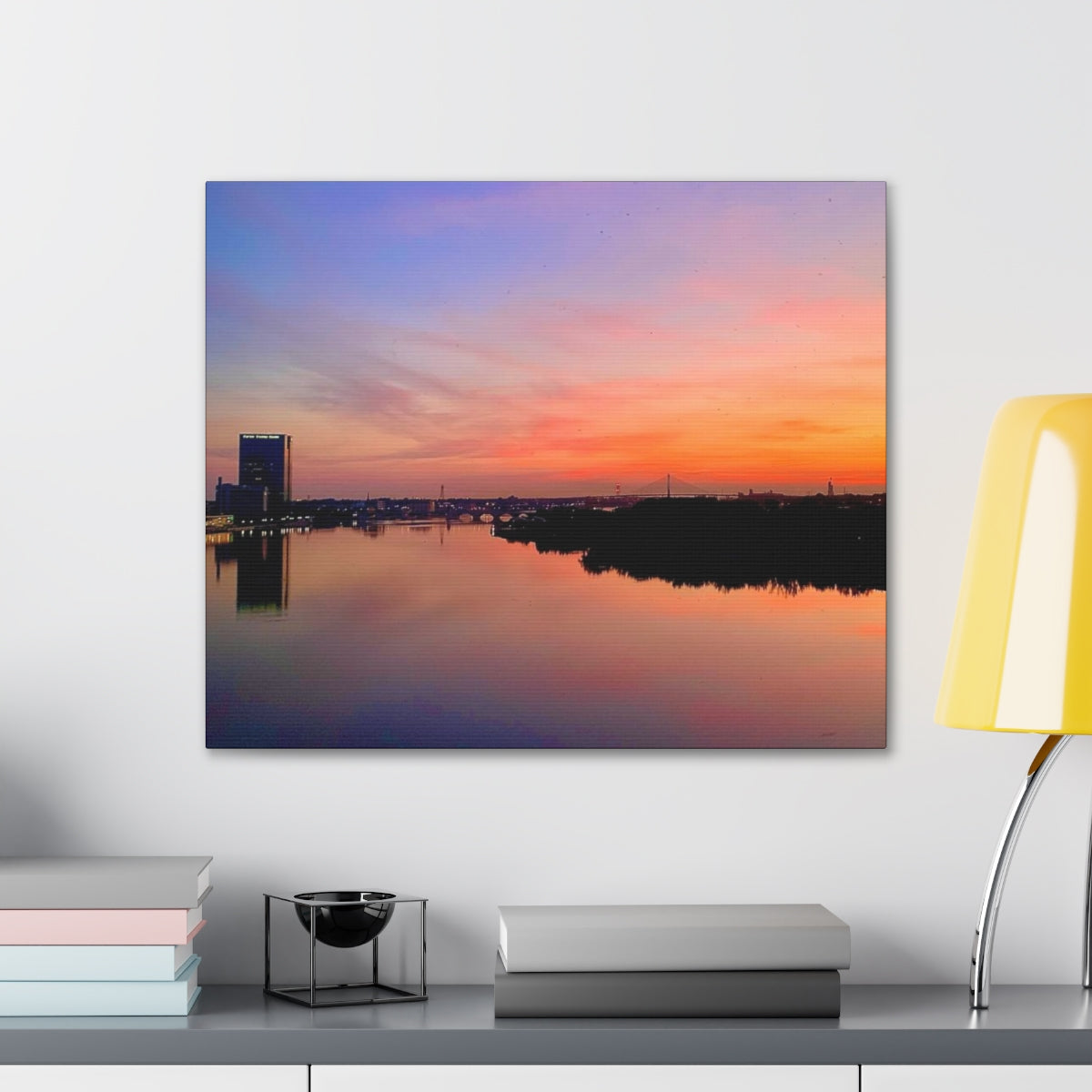 Glass City Sunset Canvas Gallery Wraps (9 Options)