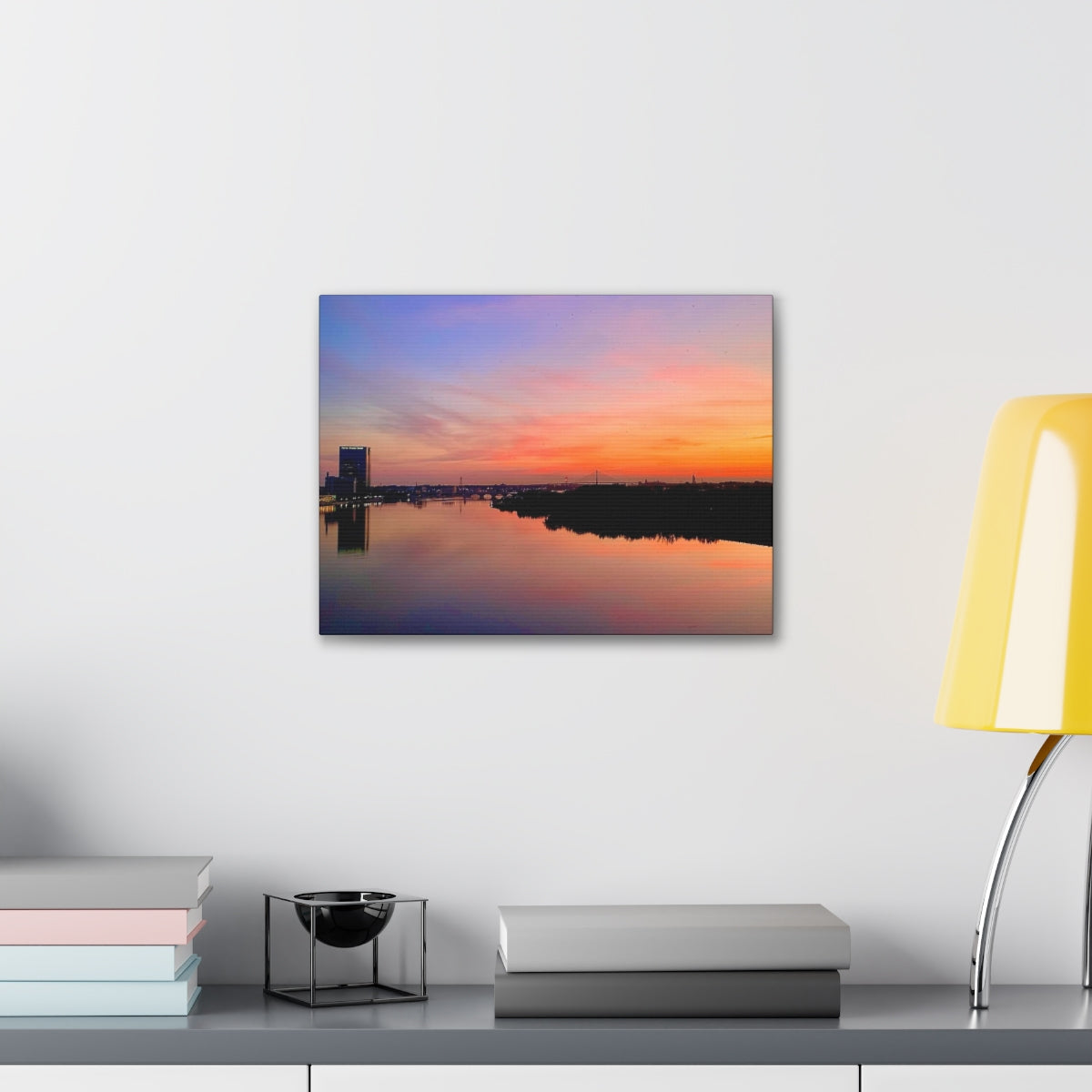 Glass City Sunset Canvas Gallery Wraps (9 Options)