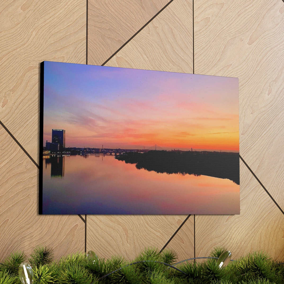 Glass City Sunset Canvas Gallery Wraps (9 Options)