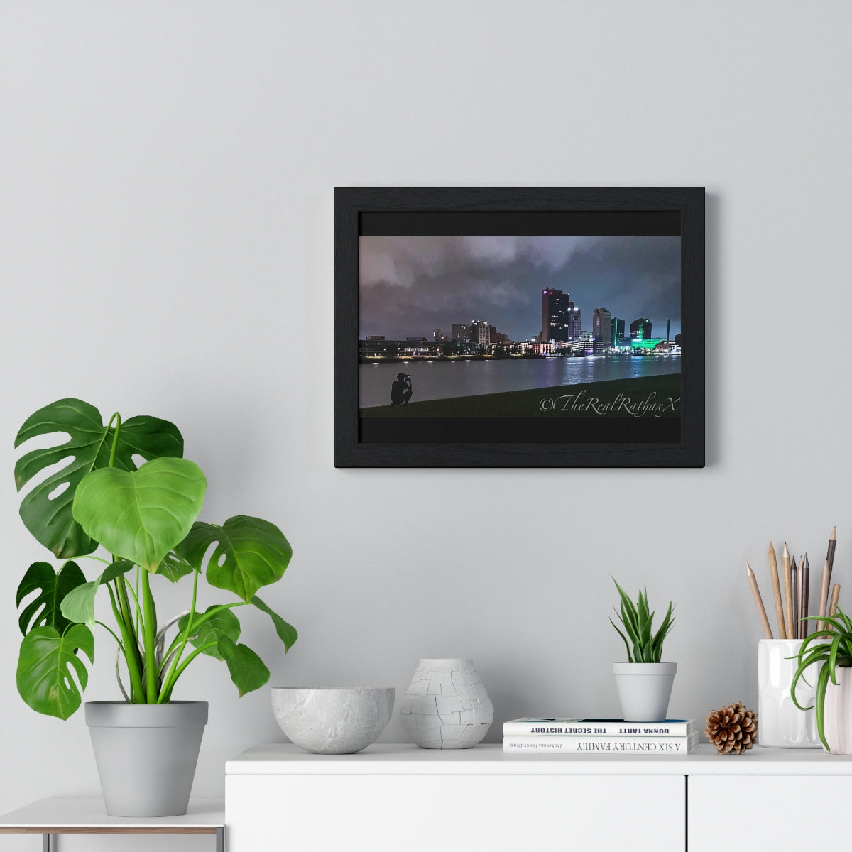Glass City Framed Horizontal Poster
