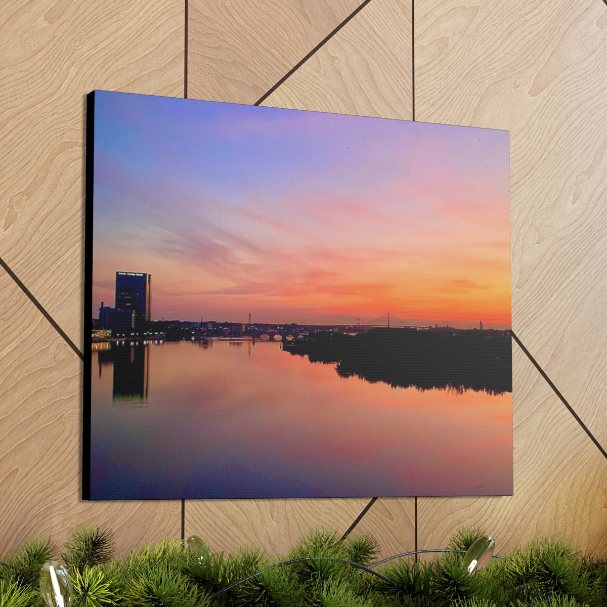 Glass City Sunset Canvas Gallery Wraps (9 Options)