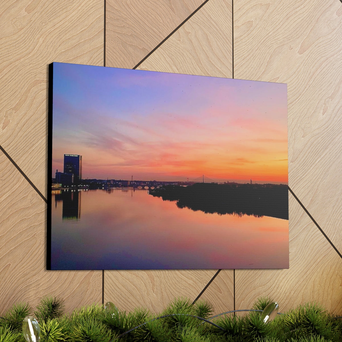 Glass City Sunset Canvas Gallery Wraps (9 Options)
