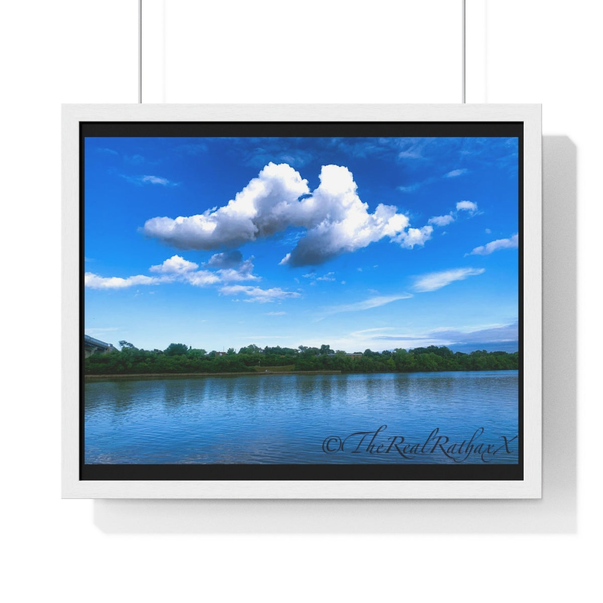 Lonely Cloud Premium Framed Horizontal Poster