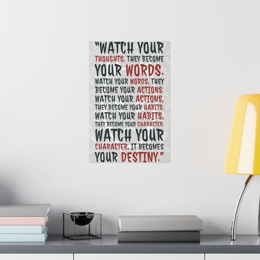 Words of Wisdom Premium Matte Poster