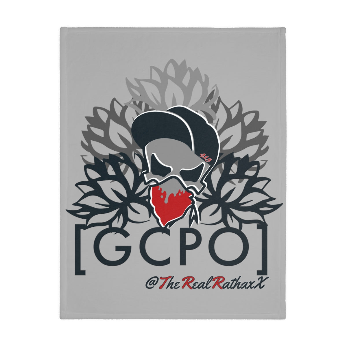 [GCPO] Lotus Edition Velveteen Minky Blanket (Two-sided print)
