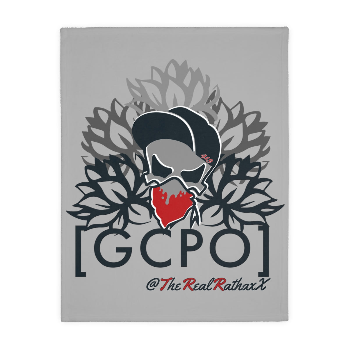[GCPO] Lotus Edition Velveteen Minky Blanket (Two-sided print)