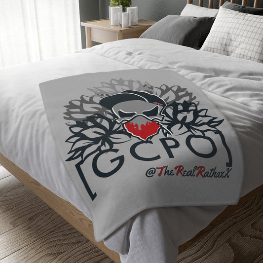 [GCPO] Lotus Edition Velveteen Minky Blanket (Two-sided print)