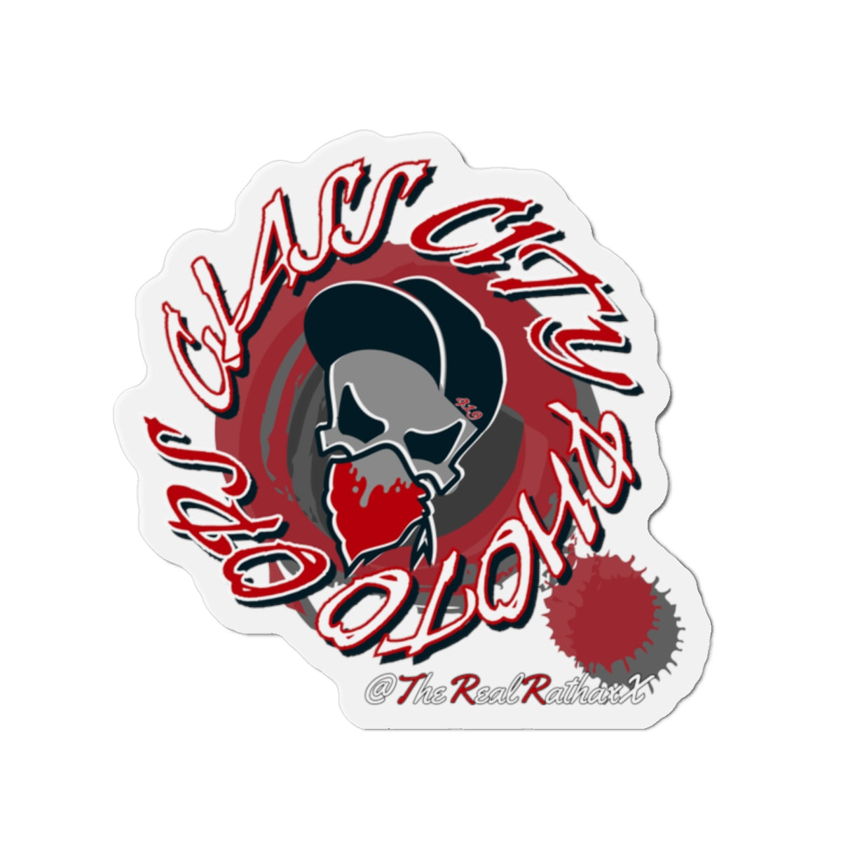Glass City Photo Ops Logo Kiss-Cut Magnets